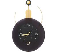 Horloge murale, fonctionnement silencieux, design élégant, noir
