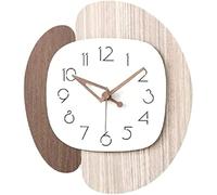 Horloge Murale Funky, Silencieux sans Tic-tac, 12 Pouces Rond Bleu, Décoration De Style Créatif, Alimenté par Batterie, Salon De Chambre à Coucher à La Maison, Green, 15in