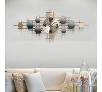 Horloge Murale géante en métal 85 x 40 cm, numérique, Moderne, pour Salon, créative, silencieuse, décoration d'intérieur