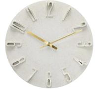Horloge Murale - HAMA - Corfou - Ø 30cm - Quartz - Design 3D - Mécanisme Silencieux