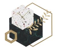 HORLOGE MURALE HEXAGONE