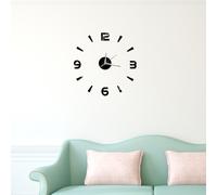 Horloge murale,Horloge murale autocollante,Horloge murale miroir acrylique,Horloge murale miroir acrylique autocollante