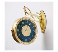 Horloge murale horloge murale luxueuse double face, horloges murales à crampons intérieurs, horloge de mouvement de mode de mode, pendrier décoratif décoratif décoratif décoratif décorant décor
