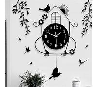Horloge Murale Horloge Murale Salon Simple Moderne décoration de la Maison Horloge Murale créative Grande Horloge (Size : Branch Wall Sticker)
