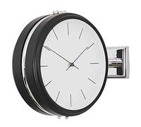 Horloge murale Horloge murale Vintage Rétro Horloge murale simple à quartz silencieuse à double face Horloge ronde en fer forgé pour la décoration de salon - Montres de