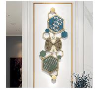 Horloge Murale irrégulière 3D, horloges de décoration à Quartz Modernes, Montres murales silencieuses et sans tic-tac pour Salon, Chambre à Coucher, Cuisine, Horloge décorative, 40 x 93 cm