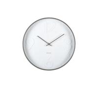 Karlsson Ayuno Horloge Murale KA6063GY - Unisex - 40 cm - Quartz
