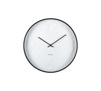 Karlsson Ayuno Horloge Murale KA6063BK - Unisex - 40 cm - Quartz