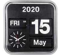 Horloge murale Karlsson Big Flip Argenté 43x43x16x0,3 cm