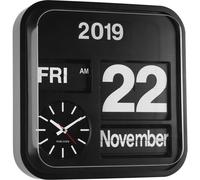 Horloge murale Karlsson Big Flip Noir 43x43x16x0,3 cm