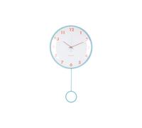Horloge murale Karlsson Cheeky Dome Pendulum Bleu 35,5x61,5 cm