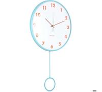 Horloge murale Karlsson Cheeky Dome Pendulum Bleu 35,5x61,5 cm
