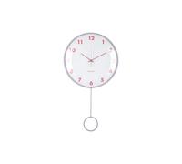 Horloge murale Karlsson Cheeky Dome Pendulum Violet 35,5x61,5 cm