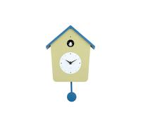Karlsson Horloge murale coucou Classique Vert thé et bleu avec pendule
