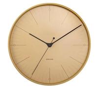 Horloge murale - KARLSSON - Index - 40 cm - Acier - Jaune