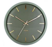 Horloge murale - Karlsson - KA5840GR - Vert moosgrün - Or - 40 cm