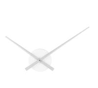 Karlsson KA4348SI Horloge murale Aiguilles Little big time mini Grise Métal aluminium D41 cm, Argent