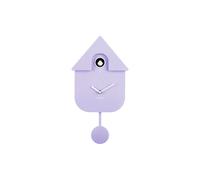 Horloge murale moderne Cuckoo ABS violet doux