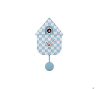 Horloge murale - Karlsson - Modern Cuckoo Checker - Bleu