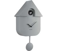 Horloge murale Karlsson Modern Cuckoo Gris 21,5x41x8,5x0,3 cm