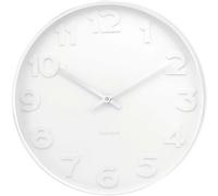Horloge murale Karlsson Mr. White Numbers Large Blanc 7x51 cm