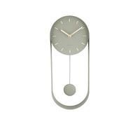 Horloge murale - KARLSSON - Pendulum Charm - Acier - Vert - 50x20x4,8 cm