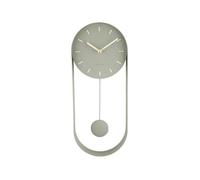Horloge murale - KARLSSON - Pendulum Charm - Acier - Vert - 50x20x4,8 cm