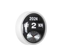 Horloge murale Karlsson Round Flip Blanc 32,6 cm