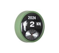 Karlsson Round Flip Horloge Murale KA6030GR - Unisex - 33 cm - Quartz