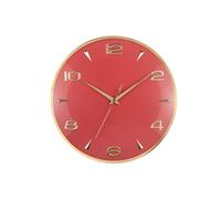 Horloge murale - KARLSSON - Sienna Glow - Rouge - Métal - Élégance Chic
