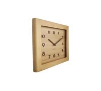 Horloge murale - KARLSSON - Sole - Bois massif - Carré - Style scandinave moderne