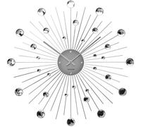 Horloge murale Karlsson Sunburst crystal Large Argenté 50x50x4x50 cm