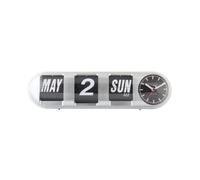Karlsson Tube Flip Horloge Murale KA6032SI - Unisex - Quartz
