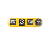 Karlsson Tube Flip Horloge Murale KA6032YE - Unisex - Quartz