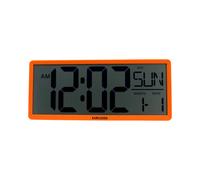Horloge murale LCD Karlsson Retro Orange 34,8x14,8x2,7 cm