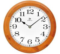 Horloge Murale - LOWELL - 21034 - Bois Massif - Rond - 28 cm