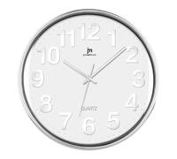 Horloge Murale Lowell JUSTAMINUTE, Modèle 00816B, Blanc, Pour Un Look Et