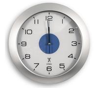 Horloge murale lumineuse - ø30 cm - 4 led bleues - 3 modes - design élégant