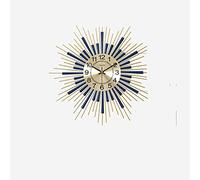Horloge Murale Lumineuse de Luxe en Fer, 50 cm, silencieuse et sans tic-tac, Cadran numérique pivotant, Cadre en métal, idéale pour Les horloges d'intérieur. Horloges à Chiffres