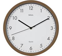 Horloge murale Maul 9051476 à quartz 30 cm x 50 mm bois (foncé)