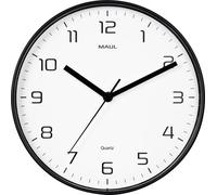 Horloge murale Maul 9051690 à quartz 25 cm x 4 cm x 25 cm x 25 cm x 40 mm noir mécanisme dhorloge silencieux