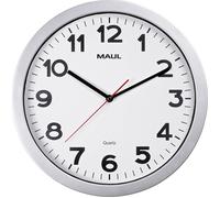 Horloge murale Maul 9053695 à quartz 35 cm x 350 mm x 30 mm x 50 mm argent