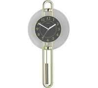 Horloge murale Mebus 14813 à quartz 26 cm x 54.5 cm or, noir, argent