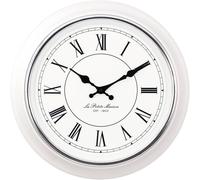 Horloge murale Mebus 19233 à quartz 40 cm x 5 cm blanc