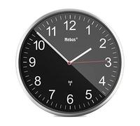 Horloge murale - Mebus - 19578 - Radio-pilotée - Aluminium - 30 cm