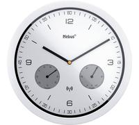 Mebus 52826 Horloge murale et de table Rond Noir, Gris, Blanc