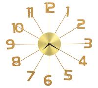 Horloge murale Métal 50 cm Doré vidaXL vidaXL