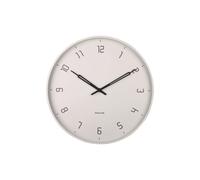 Horloge murale métalique Karlsson Stark Gris 40 cm