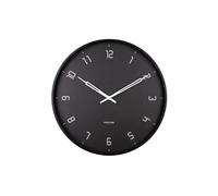 Horloge murale métalique Karlsson Stark Noir 40 cm