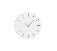 Horloge murale Mica Decorations Brixen Blanc Aluminium H4xl35.5xL35.5cm